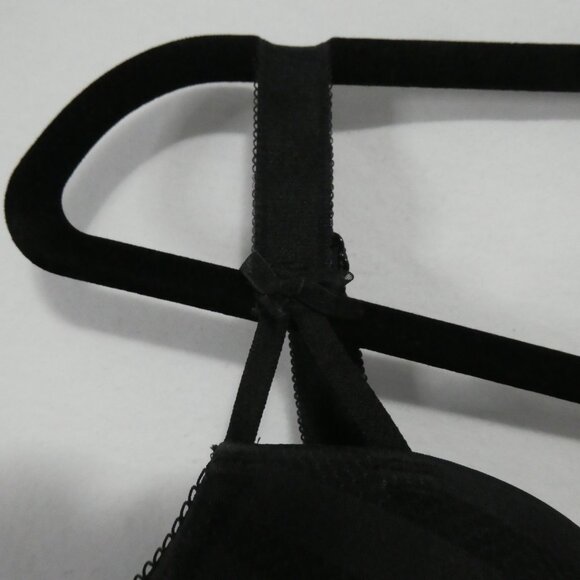 DEESSE LINGERIE | 42 DD | Black and Grey Striped Full Coverage Bra | Underwire - Picture 6 of 16